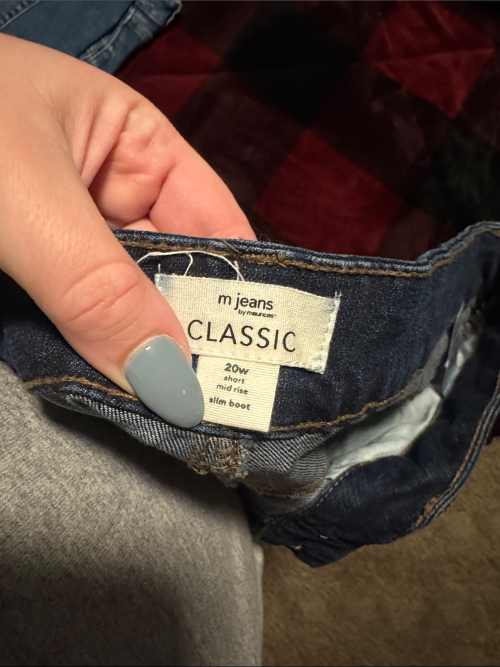 Maurices Classic Slim Boot Dark Blue Jeans